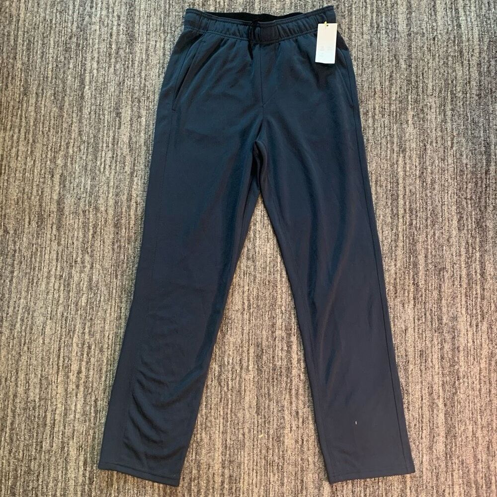 All in Motion Mens Size Small Training Pants Gray Drawstring Athletic Sweats NWT